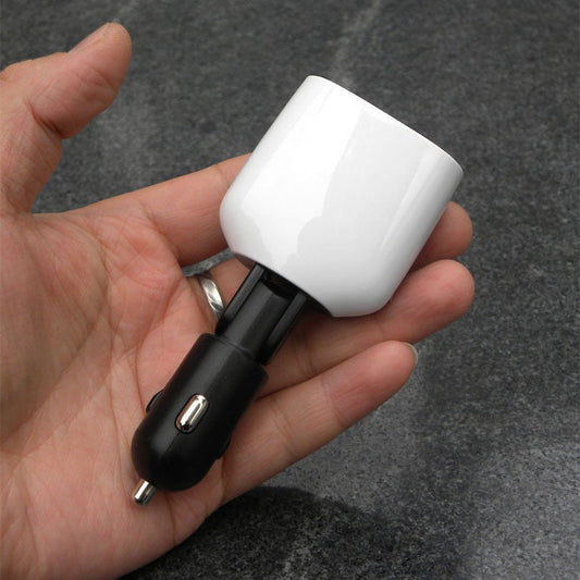 Fast Dual USB Smart Car Mobile Phone Charger LED Digital Display