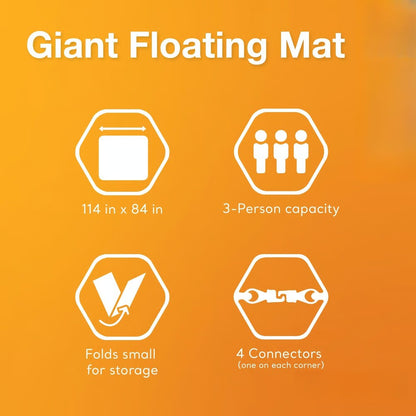 🔥Summer Hot Sale🔥Giant Inflatable Floating Mat