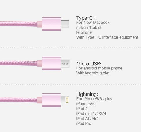 Universal Mobile Phone Charging Data Lines