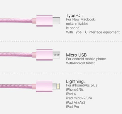 Universal Mobile Phone Charging Data Lines