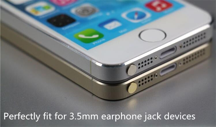Sim Card Tray Eject Pin Tool & 3.5mm Earphone Jack Phone Dust Plug