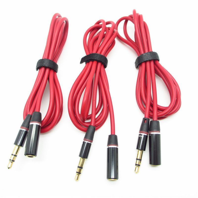 Extension Cable Red Audio Cable for Phone