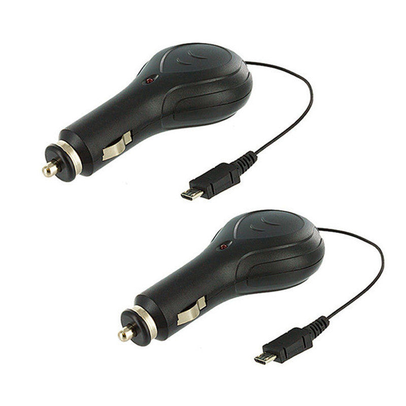 Universal Micro USB Retractable 1A Car Charger