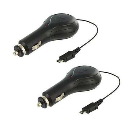 Universal Micro USB Retractable 1A Car Charger